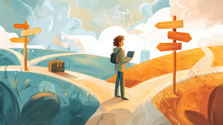 reconversion : comment choisir entre salarié, indépendant et libéral